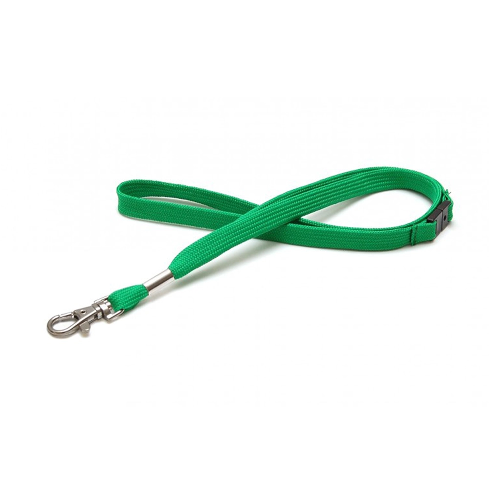 Lanyard with metal hook and metal crimp