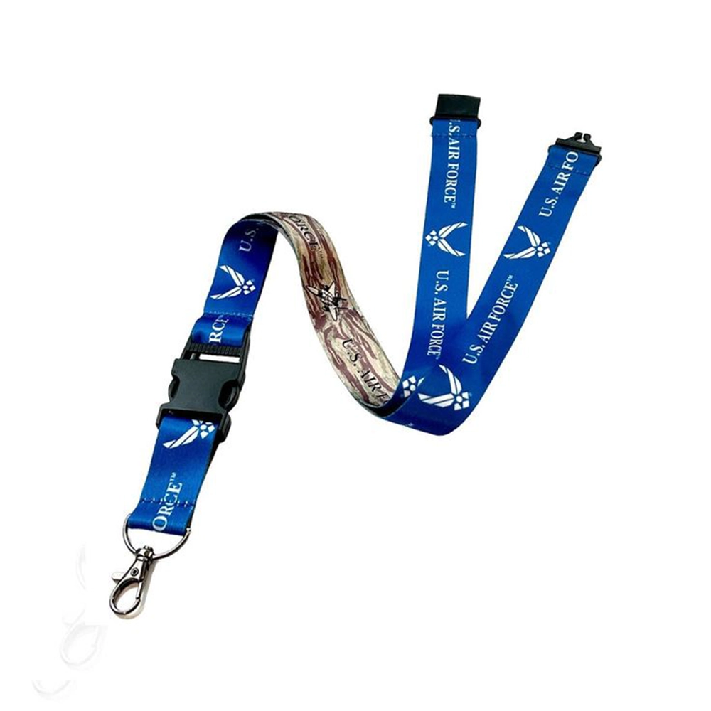 Lanyard with metal hook, safety break away and quick release clip