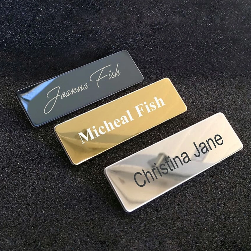 Metal Name Badges