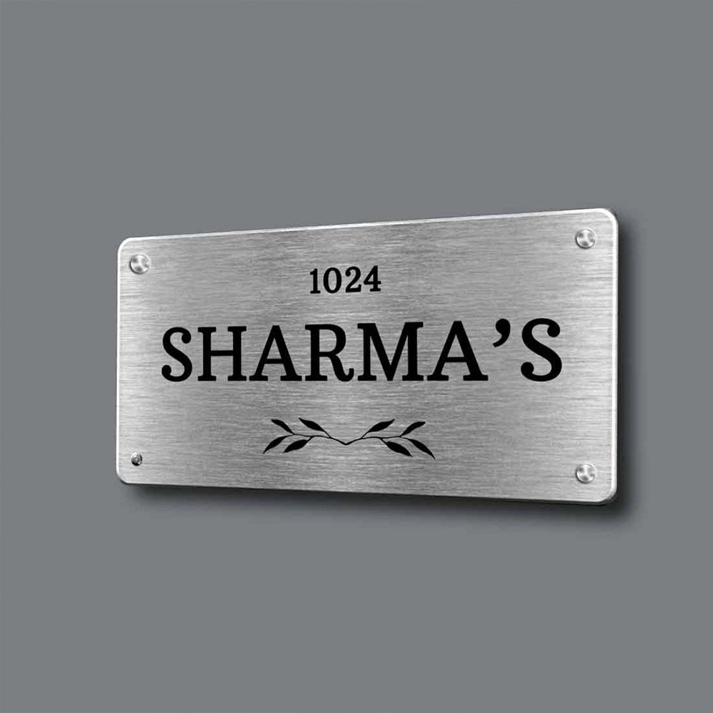 Metal Name Plate